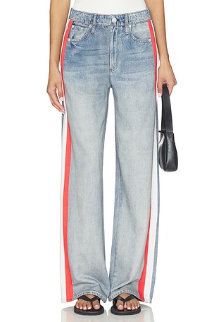 Rag & Bone Miramar Terry Track Pant Pull On in Blue