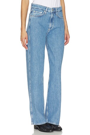 Rag & Bone Logan Wide Jeans in Blue