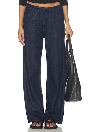 Phoebe Featherweight Drawstring Wide Jeans Rag & Bone