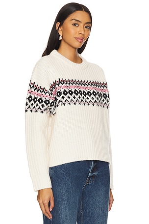 Rag & Bone PULL FAIR ISLE LEIGH in Ivory