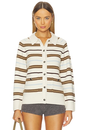 Peggy Striped Oversized Cardigan Rag & Bone