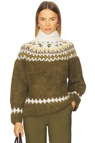 Beth Oversized Fair Isle Turtleneck Rag & Bone