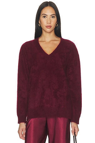 Jada Brushed Cashmere V Neck Pullover Sweater Rag & Bone