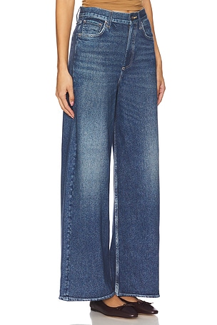 Rag & Bone Miramar Sofie High Rise Ankle Wide Leg in Blue