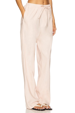 Rag & Bone Logan Linen Beach Pant in Blush