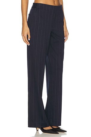 Rag & Bone Irina Ponte Tailored Pant in Navy