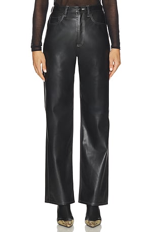 Shea Faux Leather Straight Pant Rag & Bone