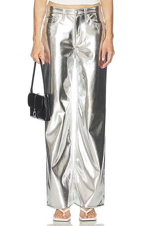 Logan Faux Leather Wide Leg Pant Rag & Bone