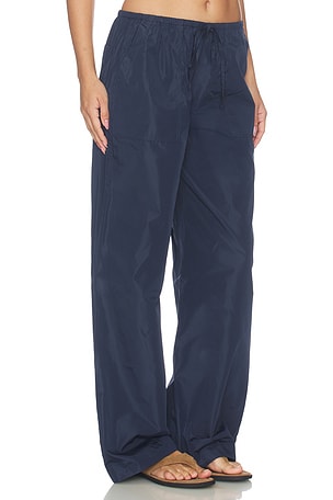 Rag & Bone Claire Taffeta Pant in Blue