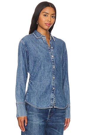 Rag & Bone Ultra Featherweight Leah Top in Blue