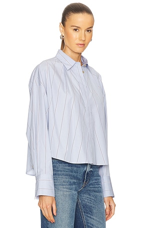 Rag & Bone Martha Shirt in Baby Blue