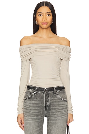 Luca Off Shoulder Long Sleeve Rag & Bone