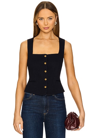 Mariana Textured Vest Rag & Bone