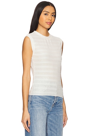 Rag & Bone Julia Muscle Top in Ivory
