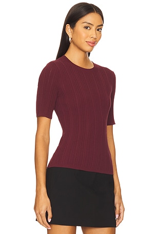 Rag & Bone Camryn Tee in Burgundy
