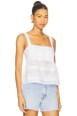 Rag & Bone Viviana Tank Top in White