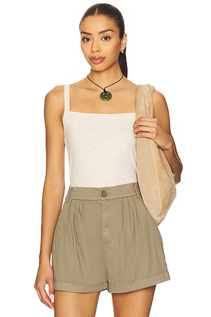 Slub Square Neck Tank Top Rag & Bone