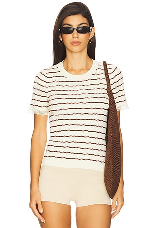Chiara Stripe Tee Rag & Bone