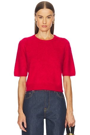 Jada Brushed Cashmere Short Sleeve Crew Rag & Bone