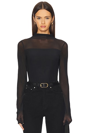 Luca Double Layer Mock Neck Long Sleeve Rag & Bone