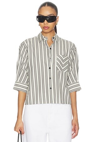 Lucia Stripe Poplin Shirt Rag & Bone