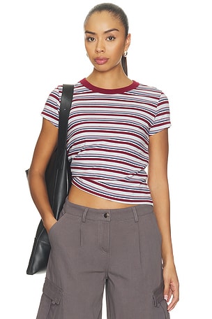 Kelly Stripe Perfect Tee Rag & Bone