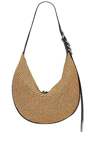 Rag & Bone Spire Straw Hobo in Tan