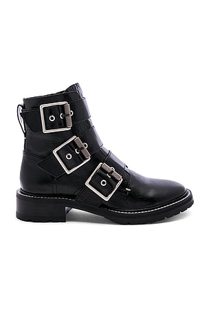 Rag Bone Cannon Buckle Boot in Black REVOLVE