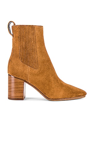 Free People Woven Brayden Ankle Boot in Tan