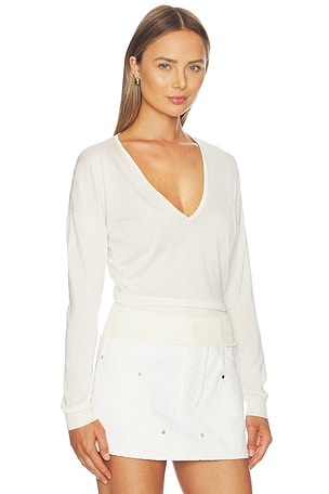 RENGGLI PULL SILK CASHMERE en Blanc