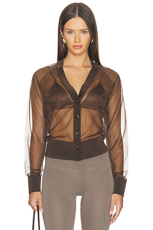 Sheer Knit Cardigan RENGGLI