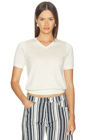 V-neck Knit Tee RENGGLI