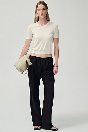 V-neck Knit Tee RENGGLI