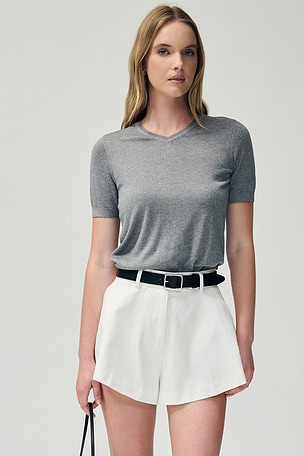 V-neck Knit Tee RENGGLI