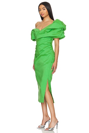 Rachel Gilbert Gia Dress in Green