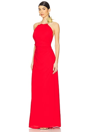 Rachel Gilbert Raye Gown in Red