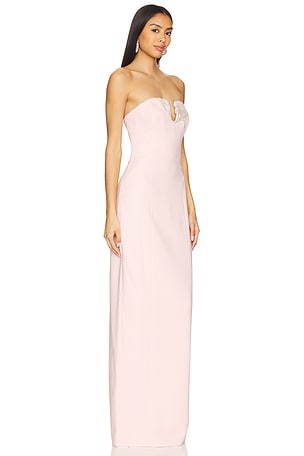 Rachel Gilbert Leura Gown in Blush