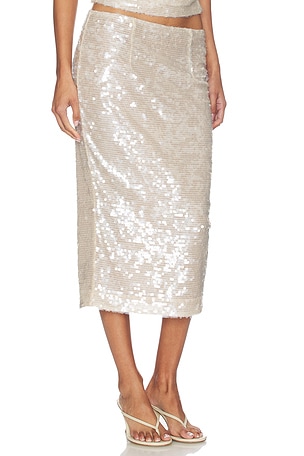 Rachel Gilbert Marlow Skirt in Cream