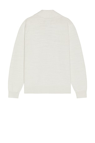 Reigning Champ Cotton Slub Laurel Cardigan in Cream