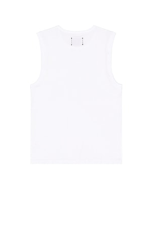 Reigning Champ Copper Jersey Sleeveless Shirt in White