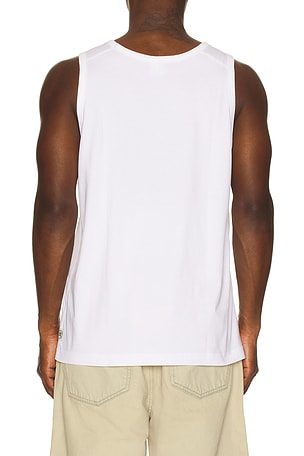 Reigning Champ Lightweight Jersey Slim Tank Top in White