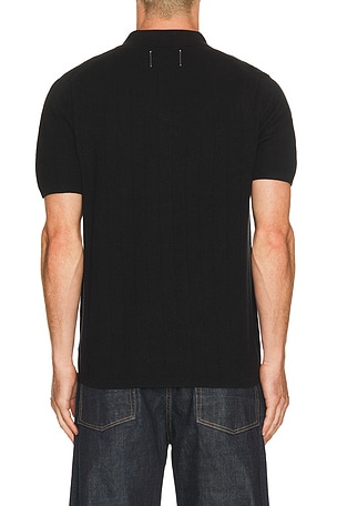 Reigning Champ Cotton Linen Piazza Shirt in Black