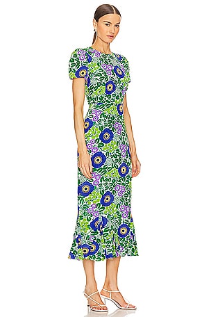 Rhode Lulani Dress in Blue,Green