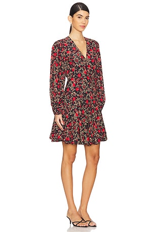 Rhode Caro Dress in Black,Red