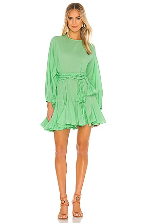 slim fit dress slacks Rhode Resort Vivienne Ella Ruffle Mini Dress main image 0
