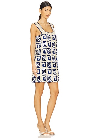 Rhode Goldie Dress in Blue