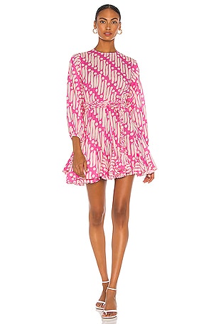 rhode dress pink Rhode Ella Dress in Pink Batik