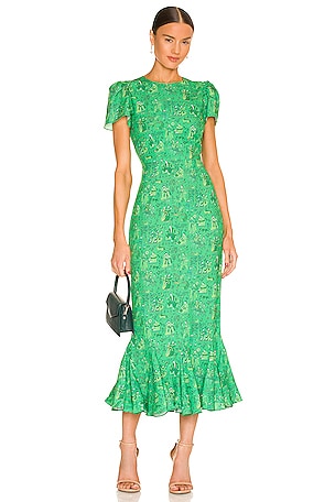 Rhode Lulani Dress in Romance Green | REVOLVE