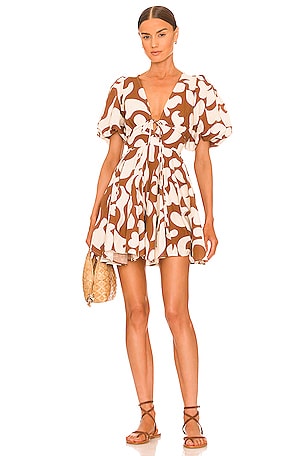 Rhode Madeline Dress in Free Spirit Brown | REVOLVE Rhode Madeline Dress in Free Spirit Brown | REVOLVE