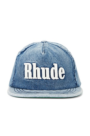 Logo Denim Hat Rhude